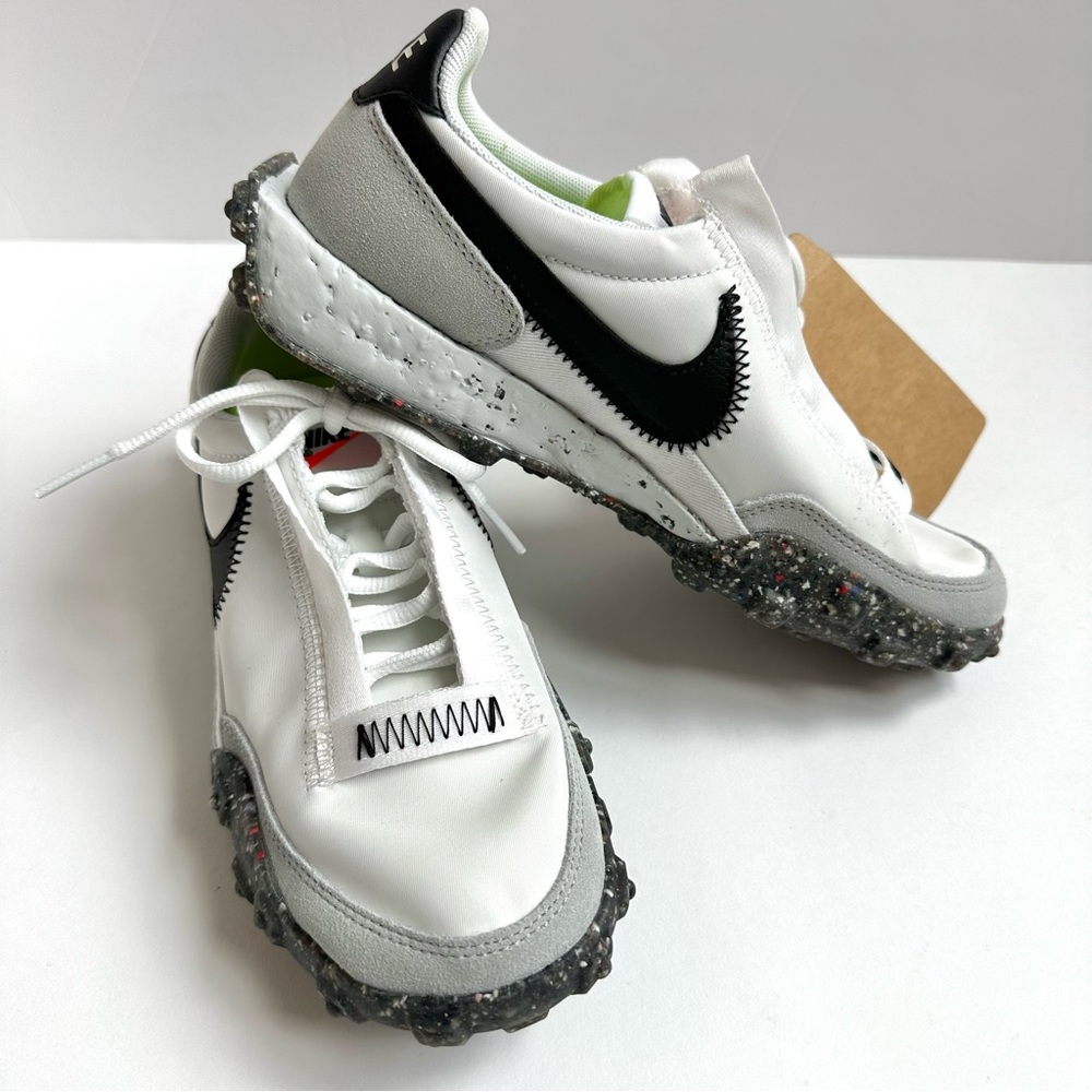 Nike Waffle Racer Crater Summit White Black Photon Dust 6 NWT